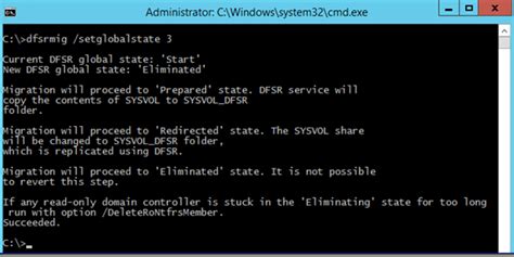 check dfsr migration state.